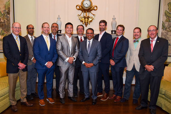 Dr. Shapiro with members of the Department of Neurosurgery residency program.